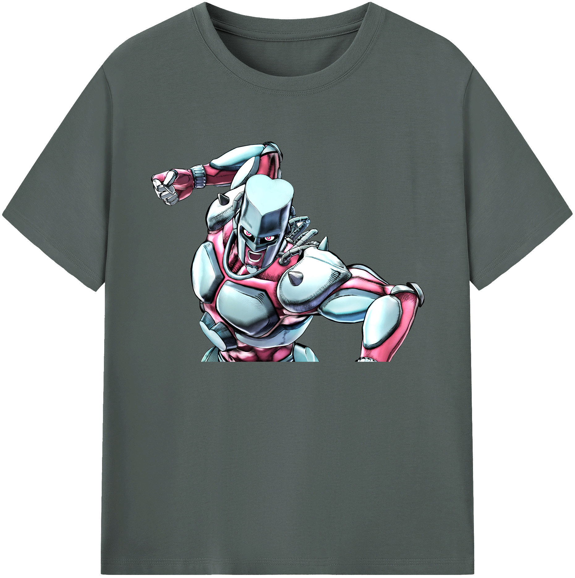 （画像用） ジョジョの奇妙な冒険 ひがしかた じょうすけ JoJo's Bizarre Adventure Higashikata Josuke 綿100％ メンズ半袖Tシャツ｜肌触りやわらか＆通気性
